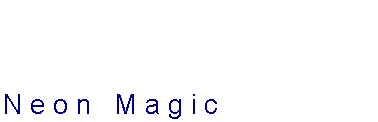 Tekstvak: Neon Magic