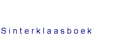 Tekstvak: Sinterklaasboek