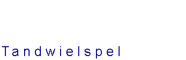 Tekstvak: Tandwielspel